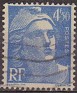France 1945 Characters 4,50 F Blue Scott 541B
